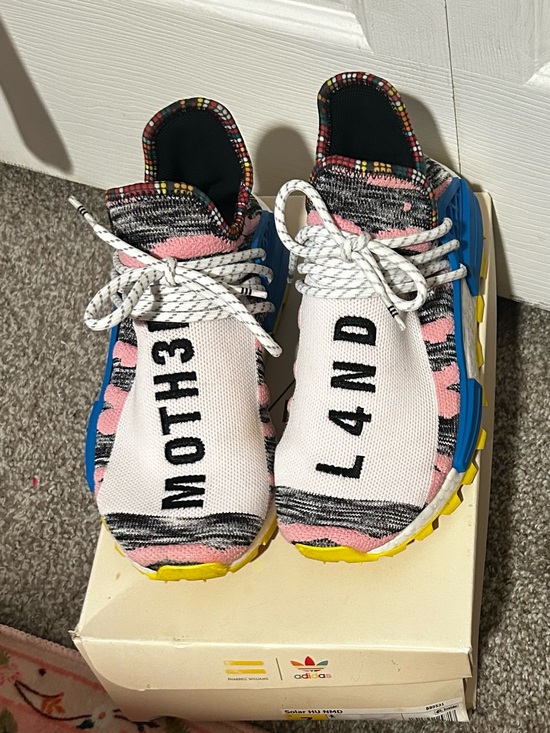 adidas Other - Adidas Pharrell Williams Solar Hu NMD “Motherland” Sneakers Mens Size 7